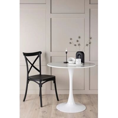 Venture Hamden Rund Hvit Spisebord - 80cm Venture Hamden Rund Hvit Spisebord - 80cm