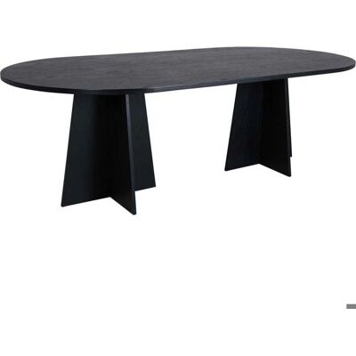 Venture Design Oval Esstisch - Schwarz - 8 Plätze Venture Design Oval Esstisch - Schwarz - 8 Plätze