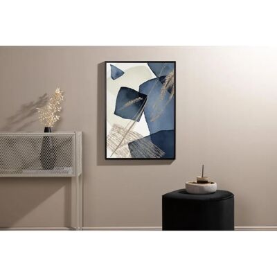 Venture Home Blue swirl Plakat - Beige - Wanddeko Venture Home Blue swirl Plakat - Beige - Wanddeko