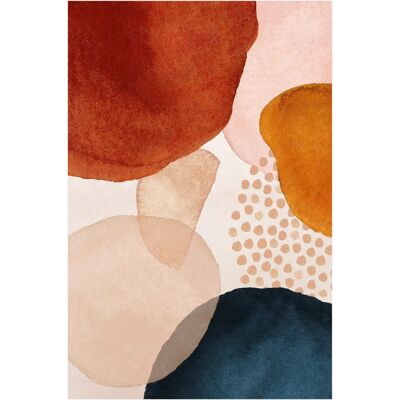 Venture Home - Juliste Circles - Beige - 70X100 Wanddekoration Venture Home - Juliste Circles - Beige - 70X100 Wanddekoration