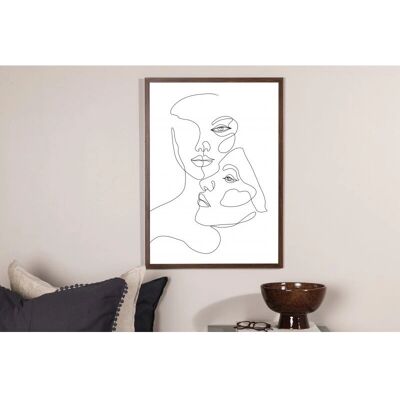 Venture Home - Plakat Faces - Schwarz - 30X40 - Poster Venture Home - Plakat Faces - Schwarz - 30X40 - Poster