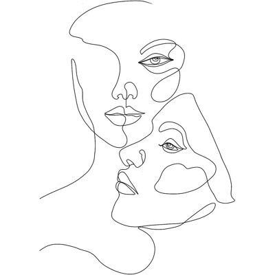 Venture Home Plakat Faces - Schwarz - 70x100cm - Poster Venture Home Plakat Faces - Schwarz - 70x100cm - Poster