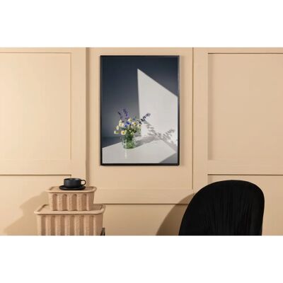 Venture Home Plakat Flower - Hvid - 70X100 - Plakat Venture Home Plakat Flower - Hvid - 70X100 - Plakat