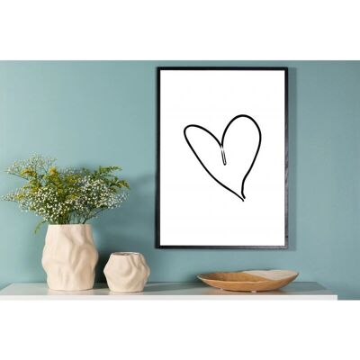 Venture Home Hjerteplakat - 50X70 Venture Home Hjerteplakat - 50X70