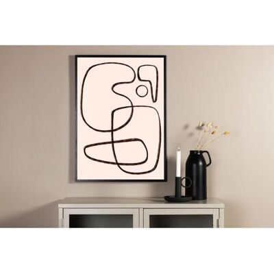 Venture Home Weiß-Schwarz Line Art Poster 30x40cm - Poster Venture Home Weiß-Schwarz Line Art Poster 30x40cm - Poster