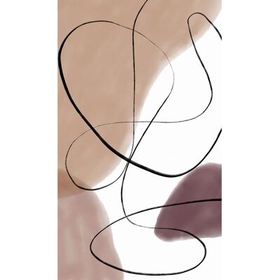 Venture Home - Juliste Lines - Beige - Größe: 50X70 - Wandkunst Venture Home - Juliste Lines - Beige - Größe: 50X70 - Wandkunst