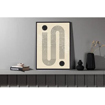 Venture Home Pantheon Beigeposter - 50x70cm - Moderne Kunst Venture Home Pantheon Beigeposter - 50x70cm - Moderne Kunst