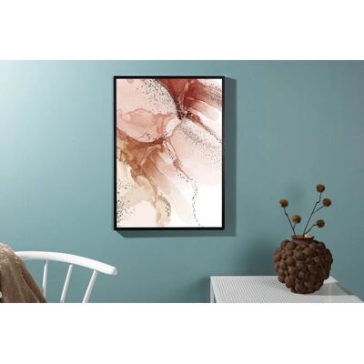 Venture Home Rosa Splash Abstraktes Plakat - 50x70cm Venture Home Rosa Splash Abstraktes Plakat - 50x70cm