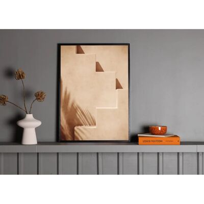 Venture Home - Wanddeko 'Stairs' - Orange - 30x40 - Modern Kunst Venture Home - Wanddeko 'Stairs' - Orange - 30x40 - Modern Kunst