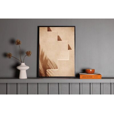 Venture Home Orange Vægkunst - 50x70cm - Abstrakt Design Venture Home Orange Vægkunst - 50x70cm - Abstrakt Design
