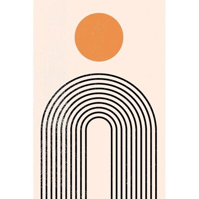 Venture Home - Plakat Tempel - Beige - 21X30 - Kunstdruck - Abstrakte Wandkunst Venture Home - Plakat Tempel - Beige - 21X30 - Kunstdruck - Abstrakte Wandkunst