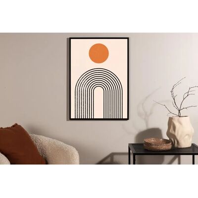Venture Home - Tempel Plakat - Beige - 30X40 - Wandkunst Venture Home - Tempel Plakat - Beige - 30X40 - Wandkunst