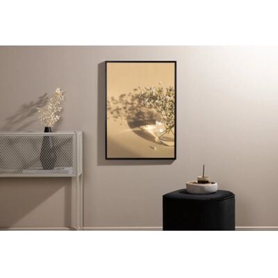 Venture Home - Beige - Weiße Blumen Plakat 50x70 - Wandkunst Venture Home - Beige - Weiße Blumen Plakat 50x70 - Wandkunst