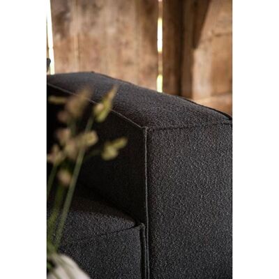 Venture Design Gillholmen 3-Sitzer Sofa - Nordischer Stil, Grau Bouclé, Schwarzes Gestell Venture Design Gillholmen 3-Sitzer Sofa - Nordischer Stil, Grau Bouclé, Schwarzes Gestell
