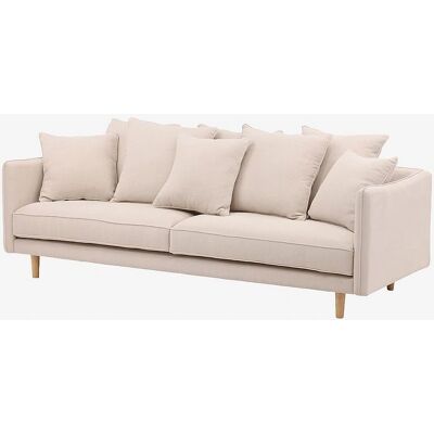 VIND Nordisk Beige 3-seters sofa - Sofa VIND Nordisk Beige 3-seters sofa - Sofa