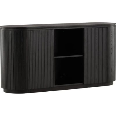 Venture Home Fjällbacka - Buffet - MDF / Chêne Noir/Facette - Publicité Venture Home Fjällbacka - Buffet - MDF / Chêne Noir/Facette - Publicité