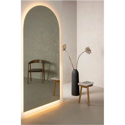 VIND - Stor sølv LED-speil - Skeppsvik x Josefin Lustig - 100x210cm VIND - Stor sølv LED-speil - Skeppsvik x Josefin Lustig - 100x210cm