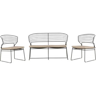 Venture Home Milano Beige Lounge-Set - Lounge Set Venture Home Milano Beige Lounge-Set - Lounge Set