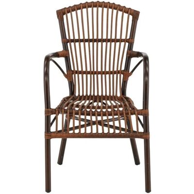 Venture Home Galera Chaise de jardin empilable marron - Chaise de jardin - Publicité Venture Home Galera Chaise de jardin empilable marron - Chaise de jardin - Publicité