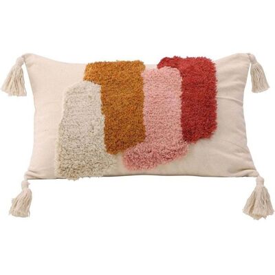 Housse de coussin blanche Venture Home Joline - 30x50 cm - Publicité Housse de coussin blanche Venture Home Joline - 30x50 cm - Publicité