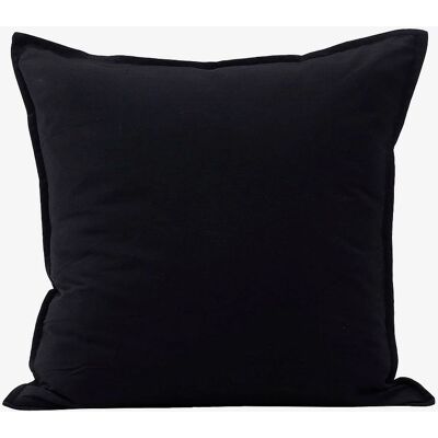 Housse de coussin noire Ronja de Venture - 60x60 cm - Publicité Housse de coussin noire Ronja de Venture - 60x60 cm - Publicité
