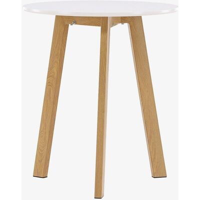 Venture Home - Table à Manger Ronde en MDF Blanche - Table à Manger - Publicité Venture Home - Table à Manger Ronde en MDF Blanche - Table à Manger - Publicité