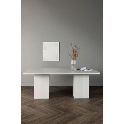 Venture Home Olga Weiß Esstisch - Modernes Skandinavisches Design Venture Home Olga Weiß Esstisch - Modernes Skandinavisches Design