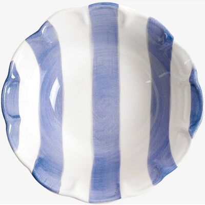 PICK A POPPY - Skål Stripe - Blå - Bowl PICK A POPPY - Skål Stripe - Blå - Bowl