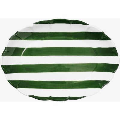 PICK A POPPY - Serveringsfat Stripe - Grønn - Serveringsfat PICK A POPPY - Serveringsfat Stripe - Grønn - Serveringsfat