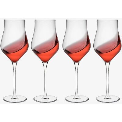 Zelected by Houze - Glas Grace Rosé klar 4-p - Glasens typ Zelected by Houze - Glas Grace Rosé klar 4-p - Glasens typ