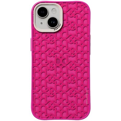 Nudient iPhone 15 Monogram Cover - Tynn og Beskyttende Nudient iPhone 15 Monogram Cover - Tynn og Beskyttende