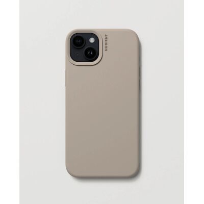 Nudient Étui de Base pour iPhone 15 Plus - Beige Écologique - Publicité Nudient Étui de Base pour iPhone 15 Plus - Beige Écologique - Publicité