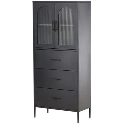 Venture Home - La Paz - Schwarz - 70x160 cm - Cabinet Venture Home - La Paz - Schwarz - 70x160 cm - Cabinet