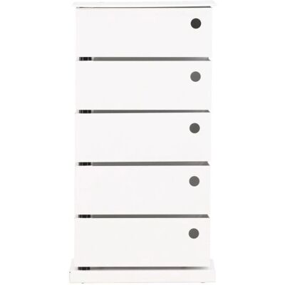 Venture Home San Carlos - Metall 5-Schubladen Kommode - Beige Venture Home San Carlos - Metall 5-Schubladen Kommode - Beige