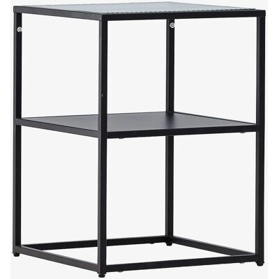 Venture Home San Paulo - Stahl & Glas Beistelltisch - 40x40x55cm Venture Home San Paulo - Stahl & Glas Beistelltisch - 40x40x55cm