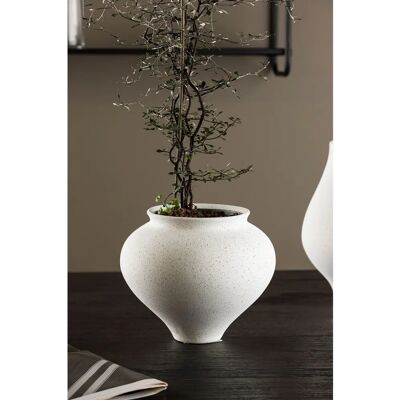 Venture Home - Vase Rellis - Weiß - Wohndekoration Venture Home - Vase Rellis - Weiß - Wohndekoration