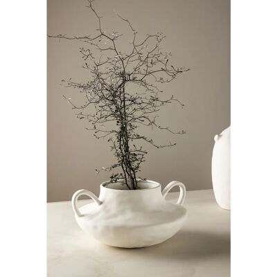 Venture Home Holda Pot de Fleurs - Blanc - Publicité Venture Home Holda Pot de Fleurs - Blanc - Publicité