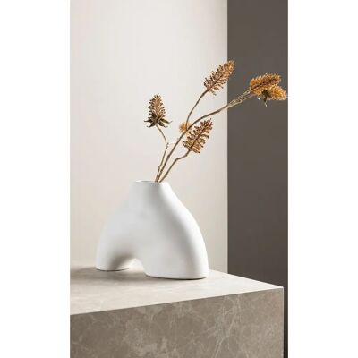 Venture Home Kento Hvid Vase - Elegant minimalistisk design Venture Home Kento Hvid Vase - Elegant minimalistisk design