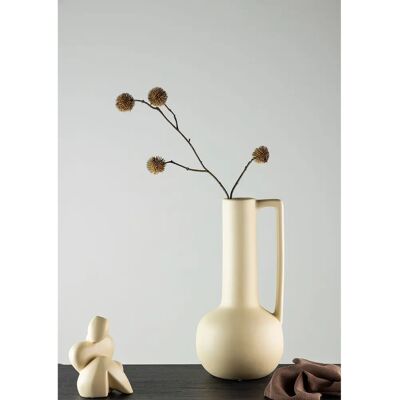 Venture Home Allis vase - Gul - 36cm - Moderne Dekorasjon Venture Home Allis vase - Gul - 36cm - Moderne Dekorasjon