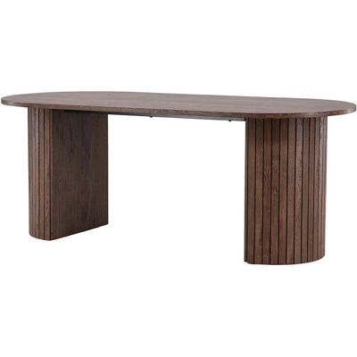 Venture Home - Oval MDF Esstisch - Mocca - Esstisch Venture Home - Oval MDF Esstisch - Mocca - Esstisch