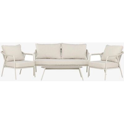 Venture Home Sicily Lounge Set - Beige - Utemöbler Venture Home Sicily Lounge Set - Beige - Utemöbler