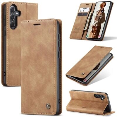 CASEME - Samsung Galaxy A56 5G - Ruskea - Lompakkokotelo CASEME - Samsung Galaxy A56 5G - Ruskea - Lompakkokotelo