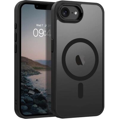 Price Point iPhone 16E Matta musta Magsafe-kotelo - Puhelimen suojus Price Point iPhone 16E Matta musta Magsafe-kotelo - Puhelimen suojus