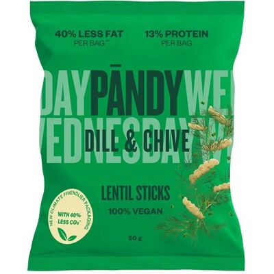 Pändy Linser Sticks dill och gräslök - Snacks Pändy Linser Sticks dill och gräslök - Snacks