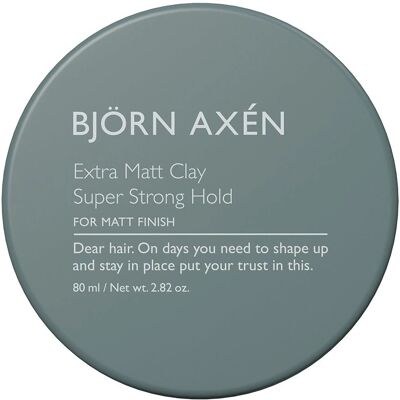 Björn Axén Extra Matt Clay - Vahva ja matta hiusvaha Björn Axén Extra Matt Clay - Vahva ja matta hiusvaha