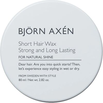 Björn Axén Short Hair Wax - Starker Halt & Långvarig Björn Axén Short Hair Wax - Starker Halt & Långvarig