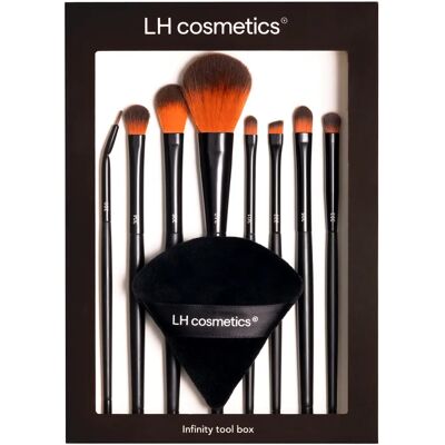 LH Cosmetics Infinity Tool Box - Make-up Pinselset für Gesicht & Augen LH Cosmetics Infinity Tool Box - Make-up Pinselset für Gesicht & Augen