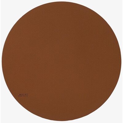 MiLLE W NORDISK DESIGN - Rundt underlag - Brun - Hjemmedekoration MiLLE W NORDISK DESIGN - Rundt underlag - Brun - Hjemmedekoration