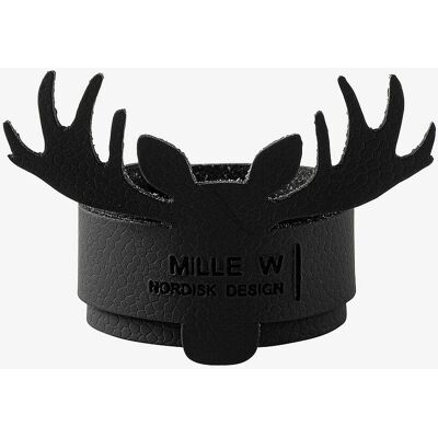 MiLLE W NORDISK DESIGN - Servettring elg - Sort MiLLE W NORDISK DESIGN - Servettring elg - Sort