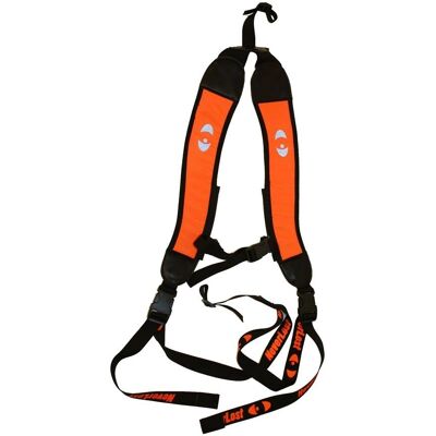 Neverlost Dobbel svart/oransje våpenreim - Våpenrem Neverlost Dobbel svart/oransje våpenreim - Våpenrem